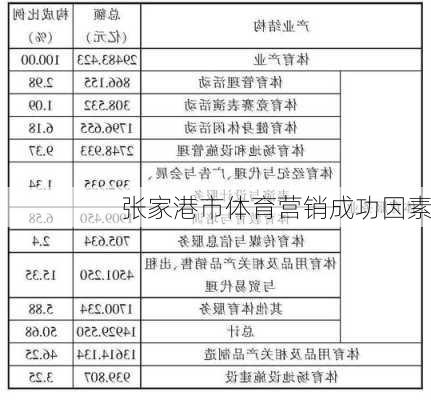 张家港市体育营销成功因素