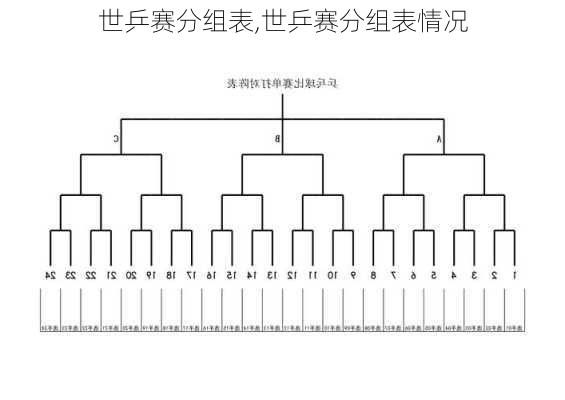 世乒赛分组表,世乒赛分组表情况