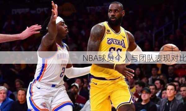 NBA球员个人与团队表现对比