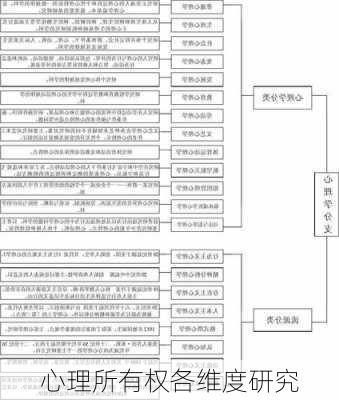 心理所有权各维度研究