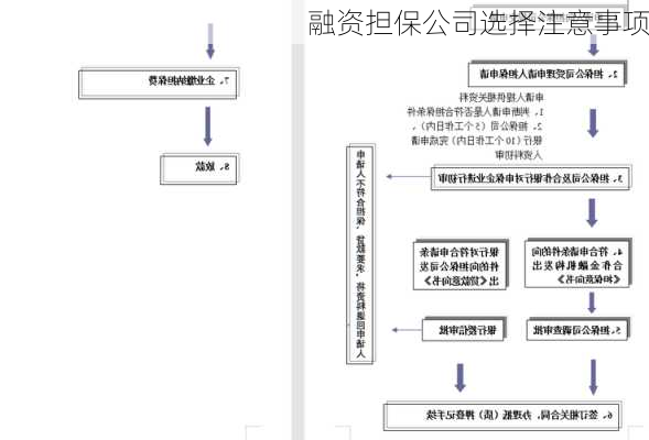 融资担保公司选择注意事项