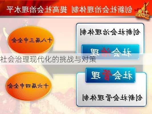 社会治理现代化的挑战与对策