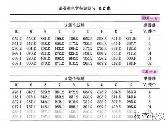 检查假设