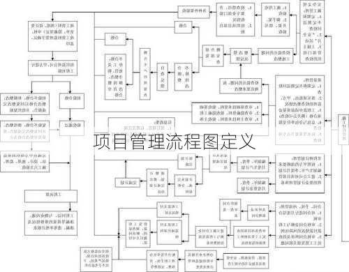 项目管理流程图定义