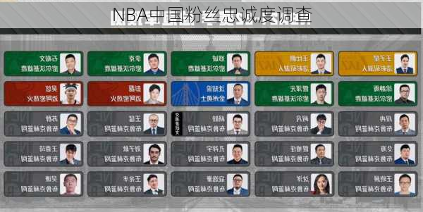 NBA中国粉丝忠诚度调查