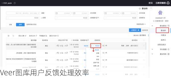 Veer图库用户反馈处理效率