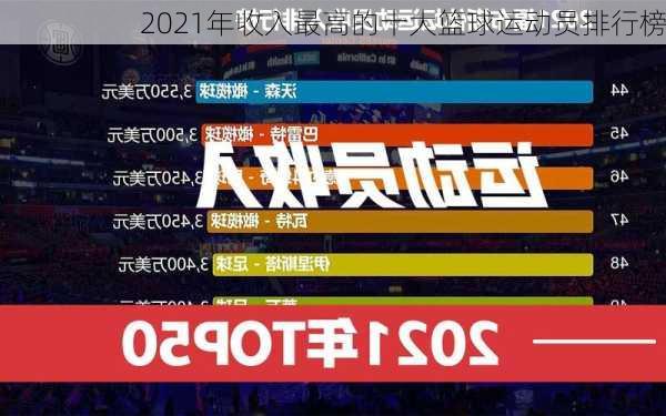 2021年收入最高的十大篮球运动员排行榜