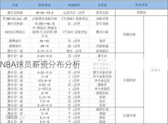 NBA球员薪资分布分析