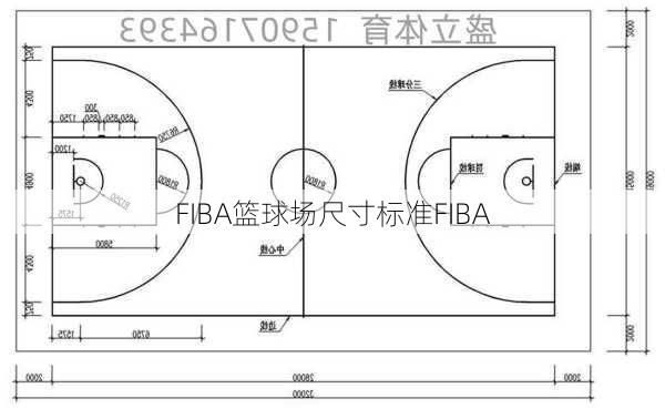 FIBA篮球场尺寸标准FIBA