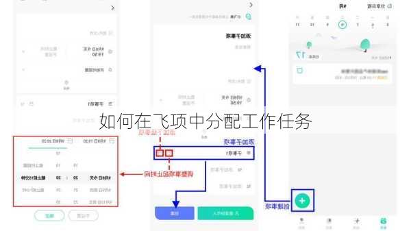 如何在飞项中分配工作任务