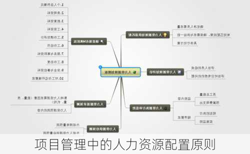 项目管理中的人力资源配置原则