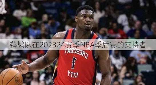 鹈鹕队在202324赛季NBA季后赛的支持者