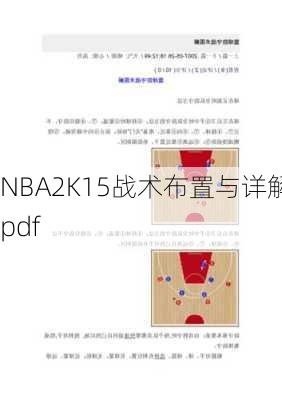 NBA2K15战术布置与详解pdf