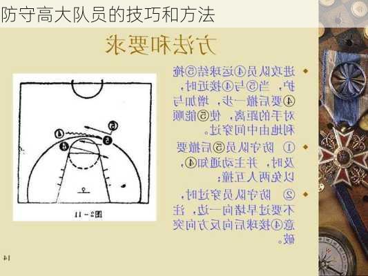 防守高大队员的技巧和方法