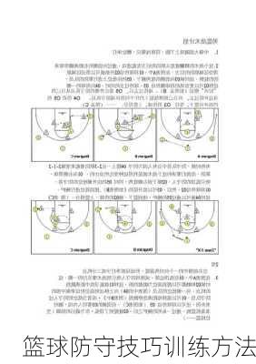 篮球防守技巧训练方法