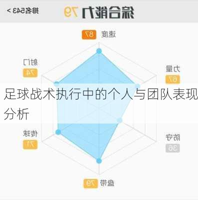 足球战术执行中的个人与团队表现分析