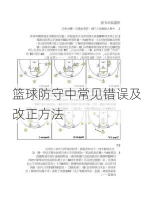 篮球防守中常见错误及改正方法