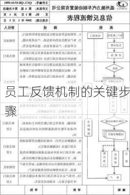 员工反馈机制的关键步骤