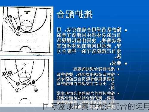 国际篮球比赛中掩护配合的运用