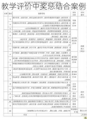 教学评价中奖惩结合案例