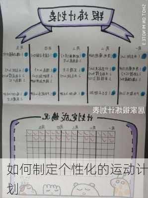 如何制定个性化的运动计划