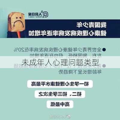 未成年人心理问题类型