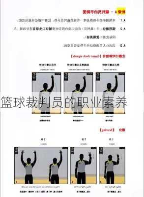 篮球裁判员的职业素养