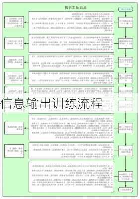 信息输出训练流程