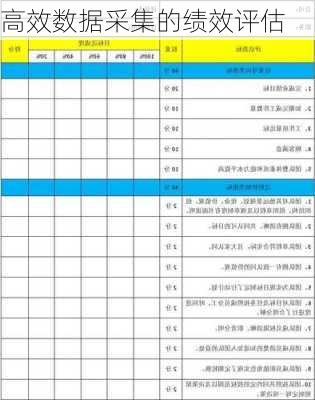 高效数据采集的绩效评估