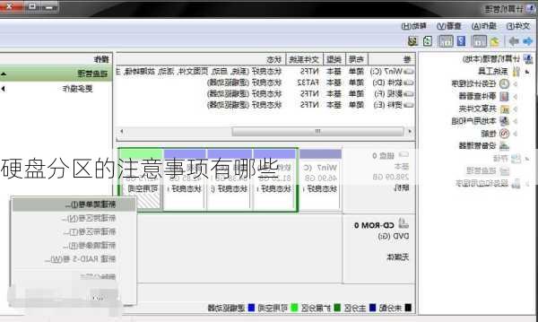 硬盘分区的注意事项有哪些