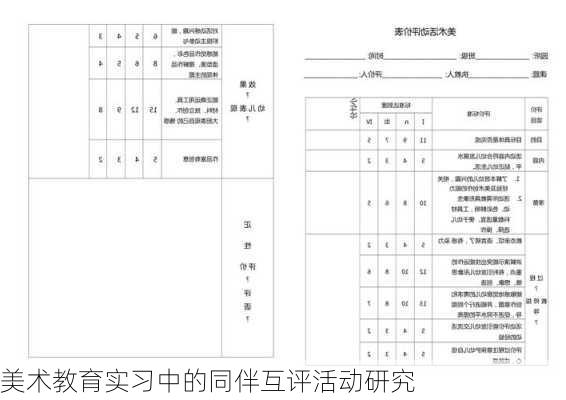 美术教育实习中的同伴互评活动研究