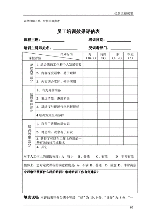 员工情绪管理培训效果评估