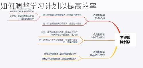 如何调整学习计划以提高效率