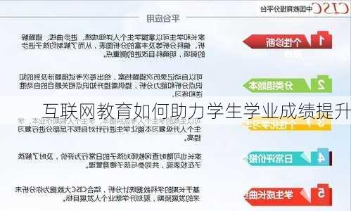 互联网教育如何助力学生学业成绩提升