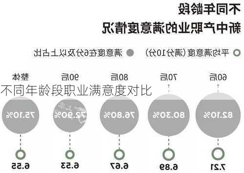 不同年龄段职业满意度对比