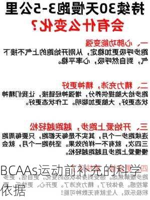 BCAAs运动前补充的科学依据