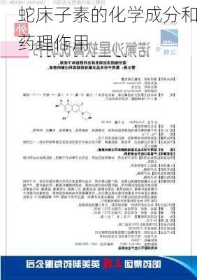 蛇床子素的化学成分和药理作用