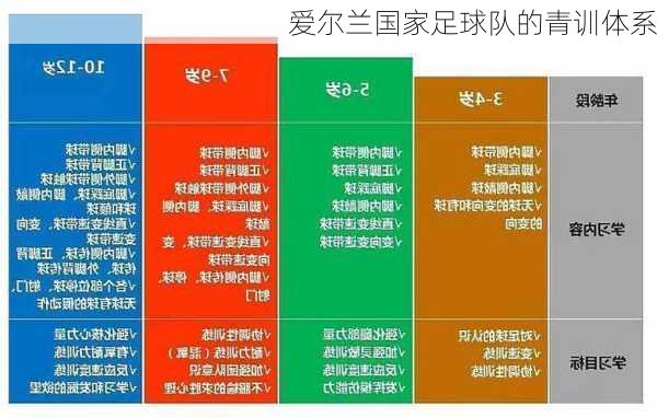 爱尔兰国家足球队的青训体系