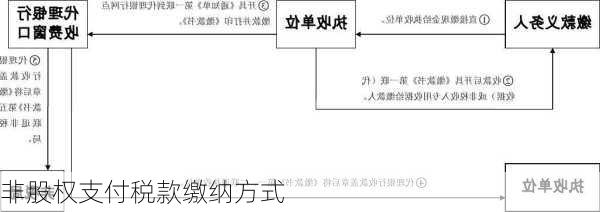 非股权支付税款缴纳方式