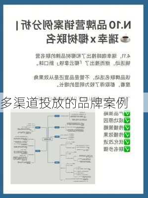 多渠道投放的品牌案例