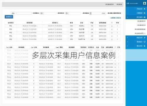 多层次采集用户信息案例