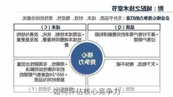 如何评估核心竞争力