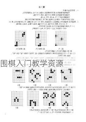 围棋入门教学资源