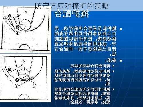 防守方应对掩护的策略