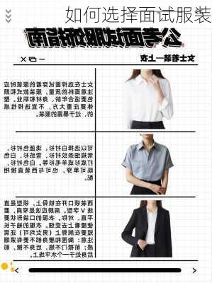 如何选择面试服装