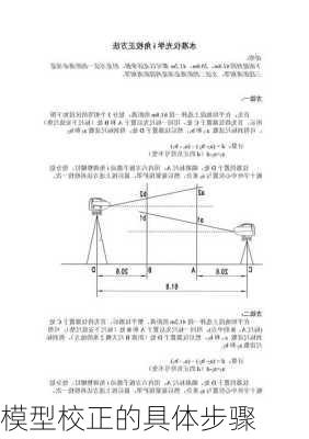 模型校正的具体步骤