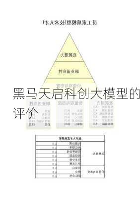 黑马天启科创大模型的评价