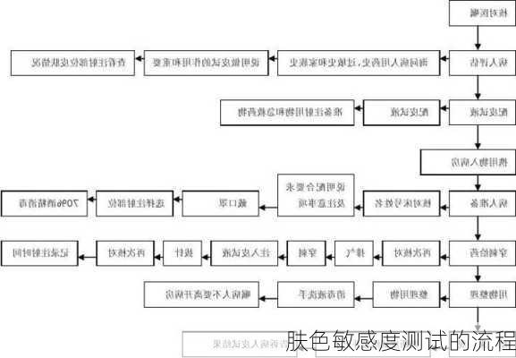 肤色敏感度测试的流程