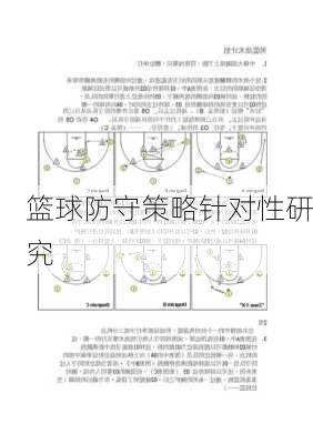 篮球防守策略针对性研究