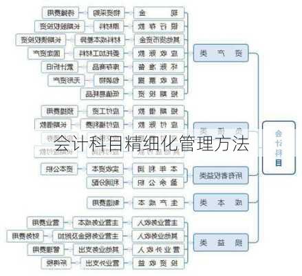 会计科目精细化管理方法